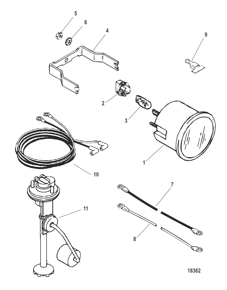 Датчик и крепеж Указатель уровня масла (серия 895290)