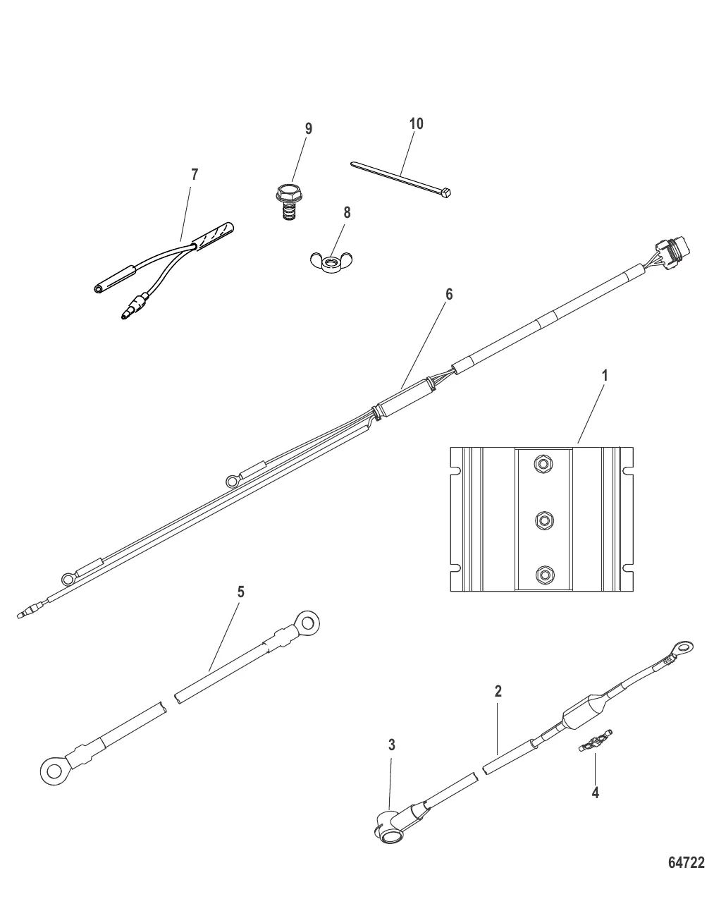Комплект изолятора, сдвоенный/строенный – рулевой механизм с усилителем (8M0134605/8M0134606)