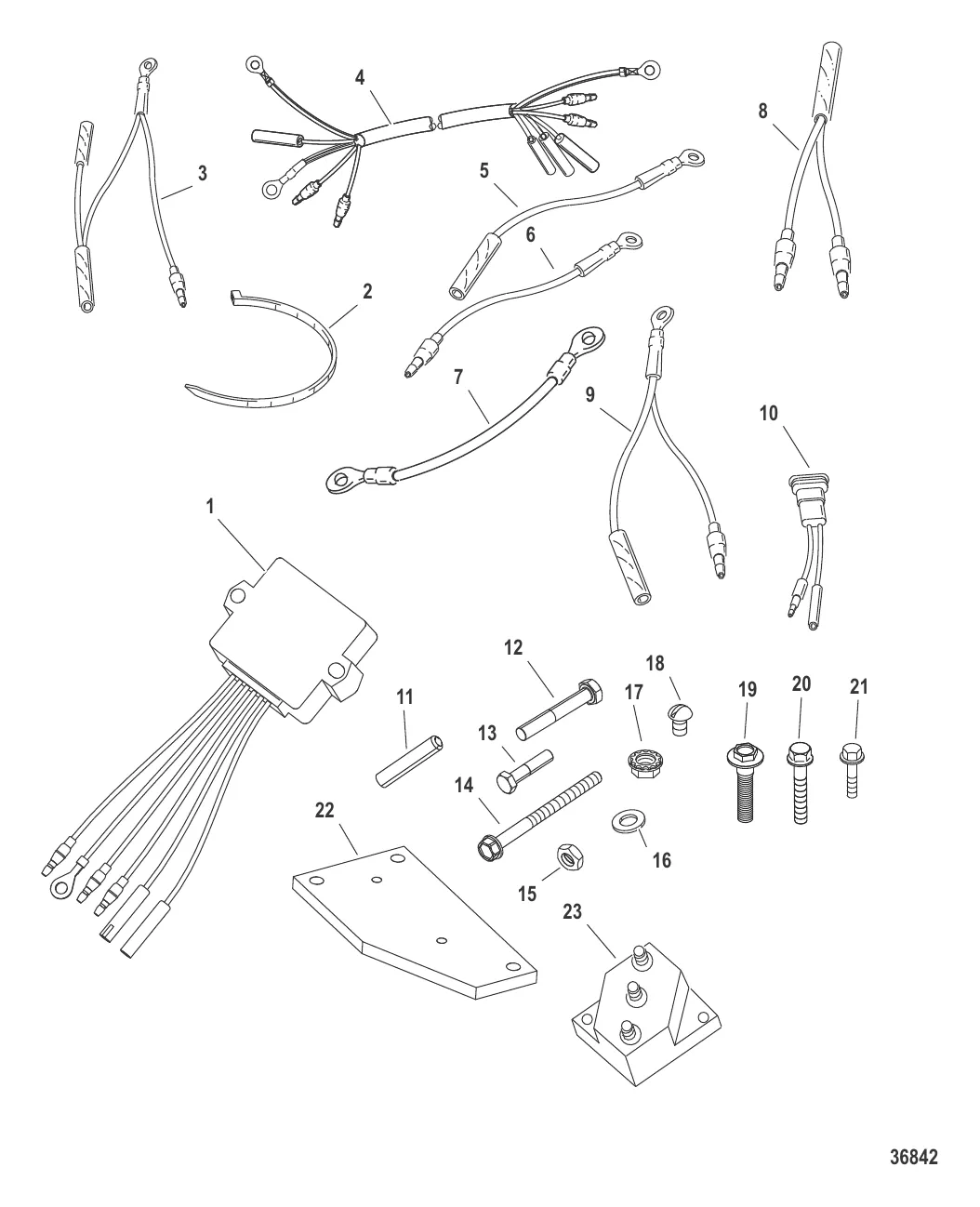 Комплект регулятора напряжения (815279A 4)