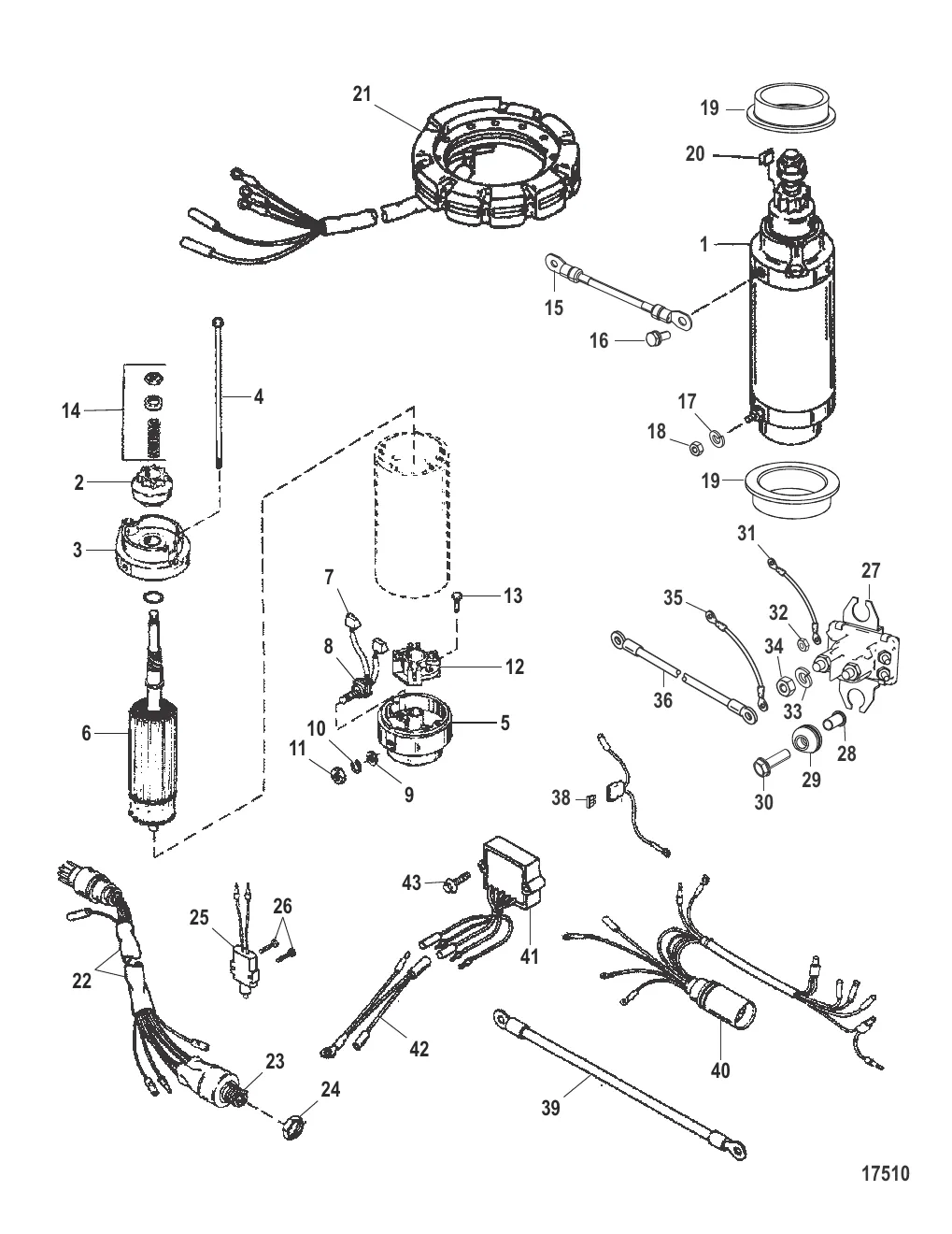Комплект преобразования электрического пуска (50-44369A3)