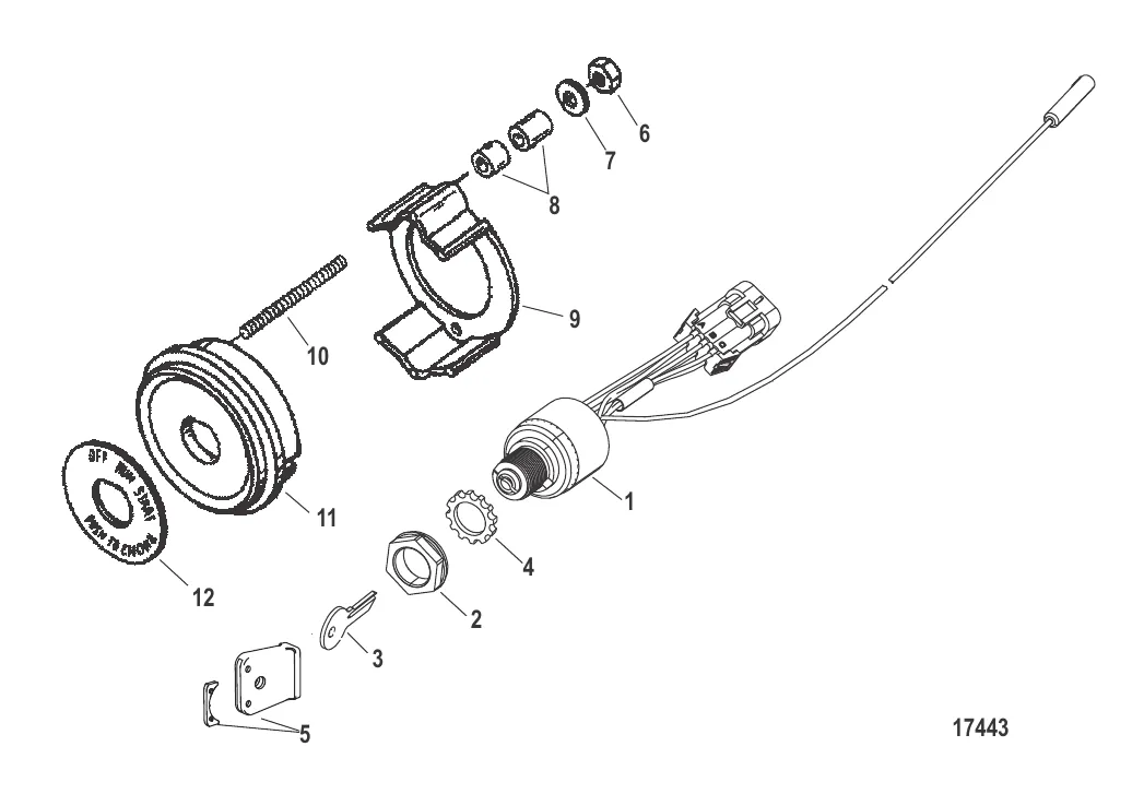 Комплект замка зажигания (88107A13)