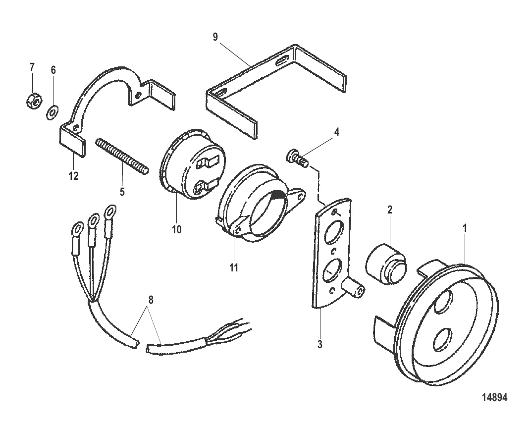 Панель переключателя пуска/останова