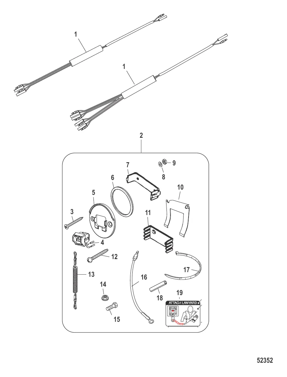 Комплект выключателя/талрепа – установка заподлицо