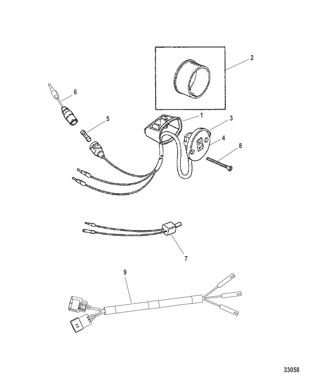 Комплект переключателя дифферентной системы (18286A17, A18, A19)