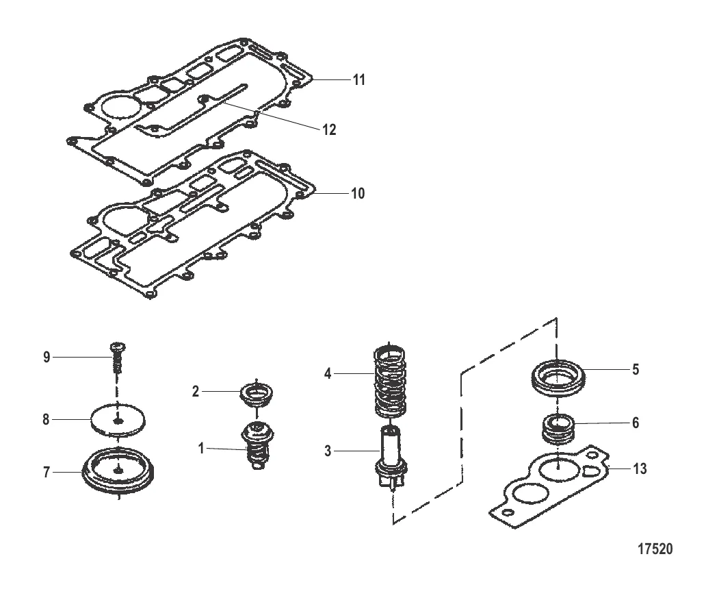 Комплект термостата (75692A6 и 75692A7)
