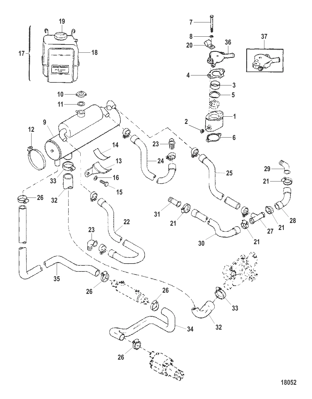 Закрытая система охлаждения (78094A 2)