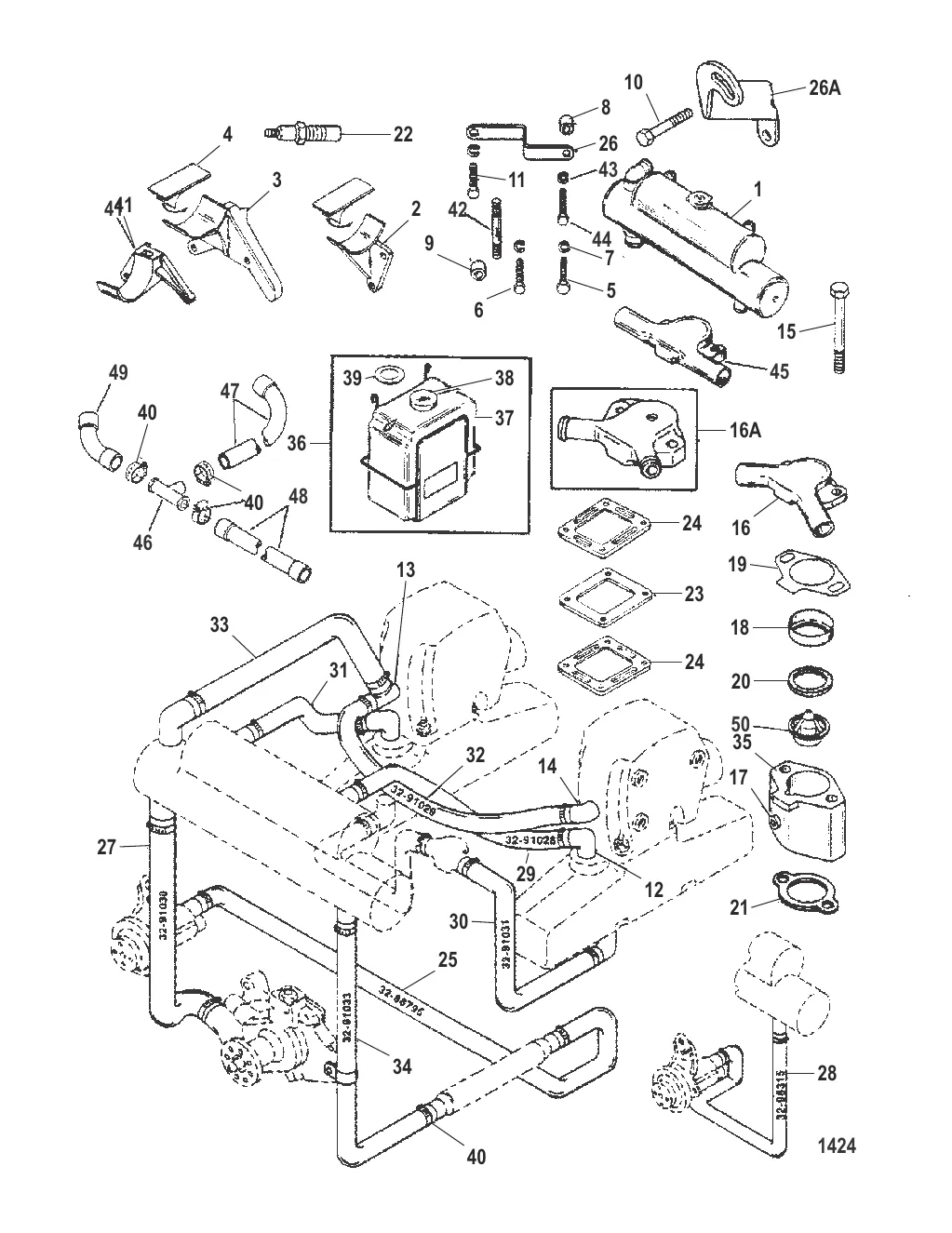 Закрытая система охлаждения (91036A1 / A5 / A8)