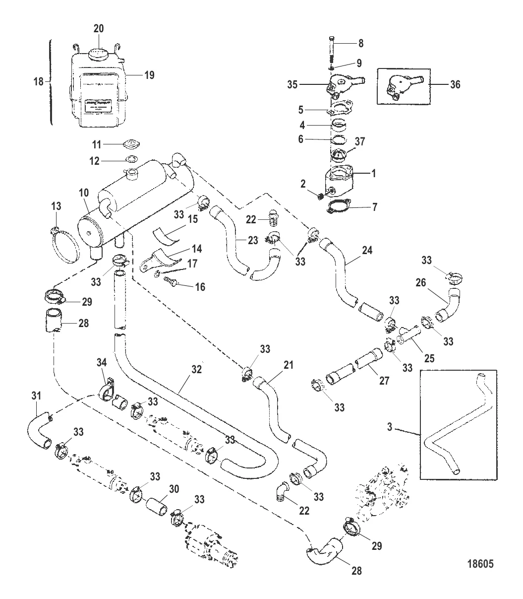 Закрытая система охлаждения (44446A4 / A5 / A6)