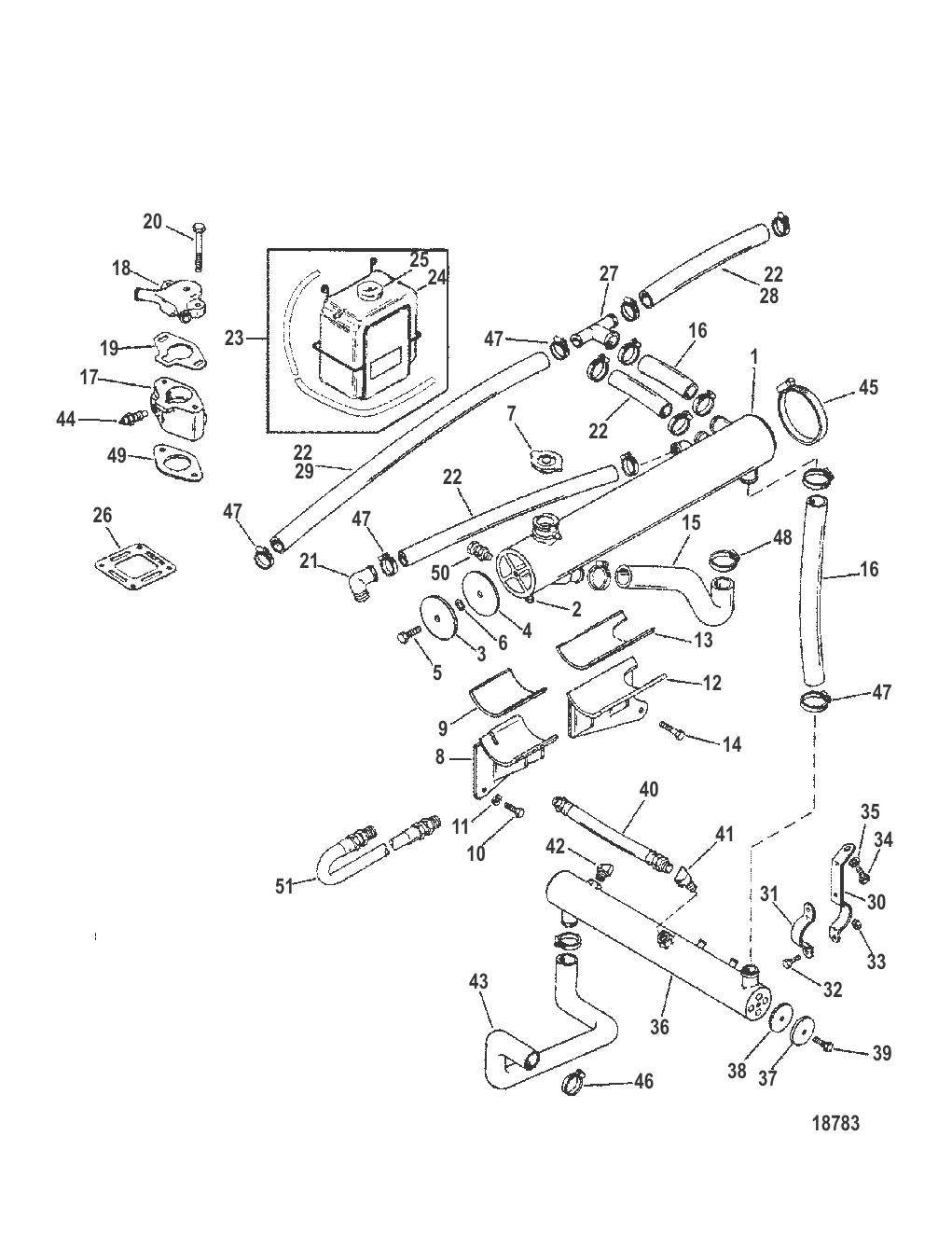 Закрытая система охлаждения (18390A7 / A11)