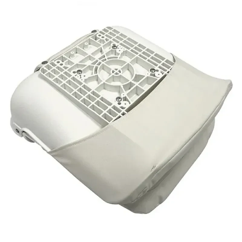 Newstarmarine Сиденье пластмассовое складное с подложкой All Weather High Back Seat, белое