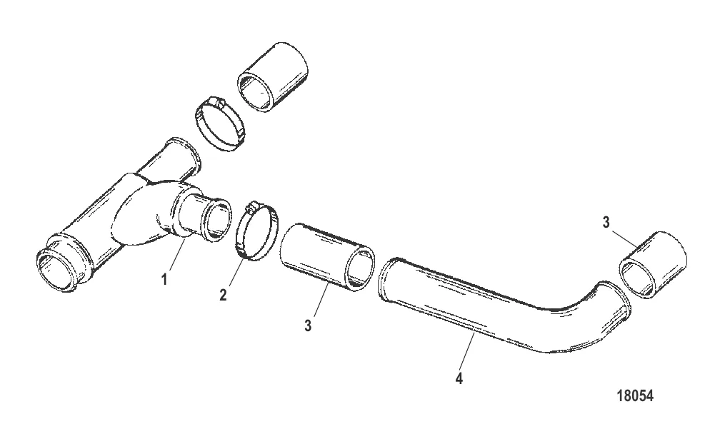 Комплект выхлопа (Одинарный)