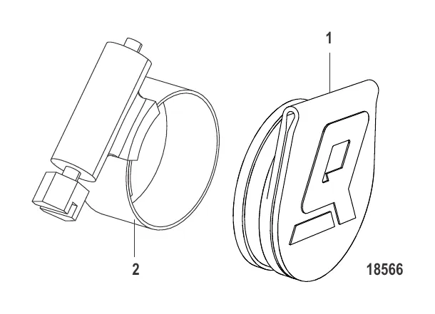 Комплект крышки выхлопного фланца (3" и 4")