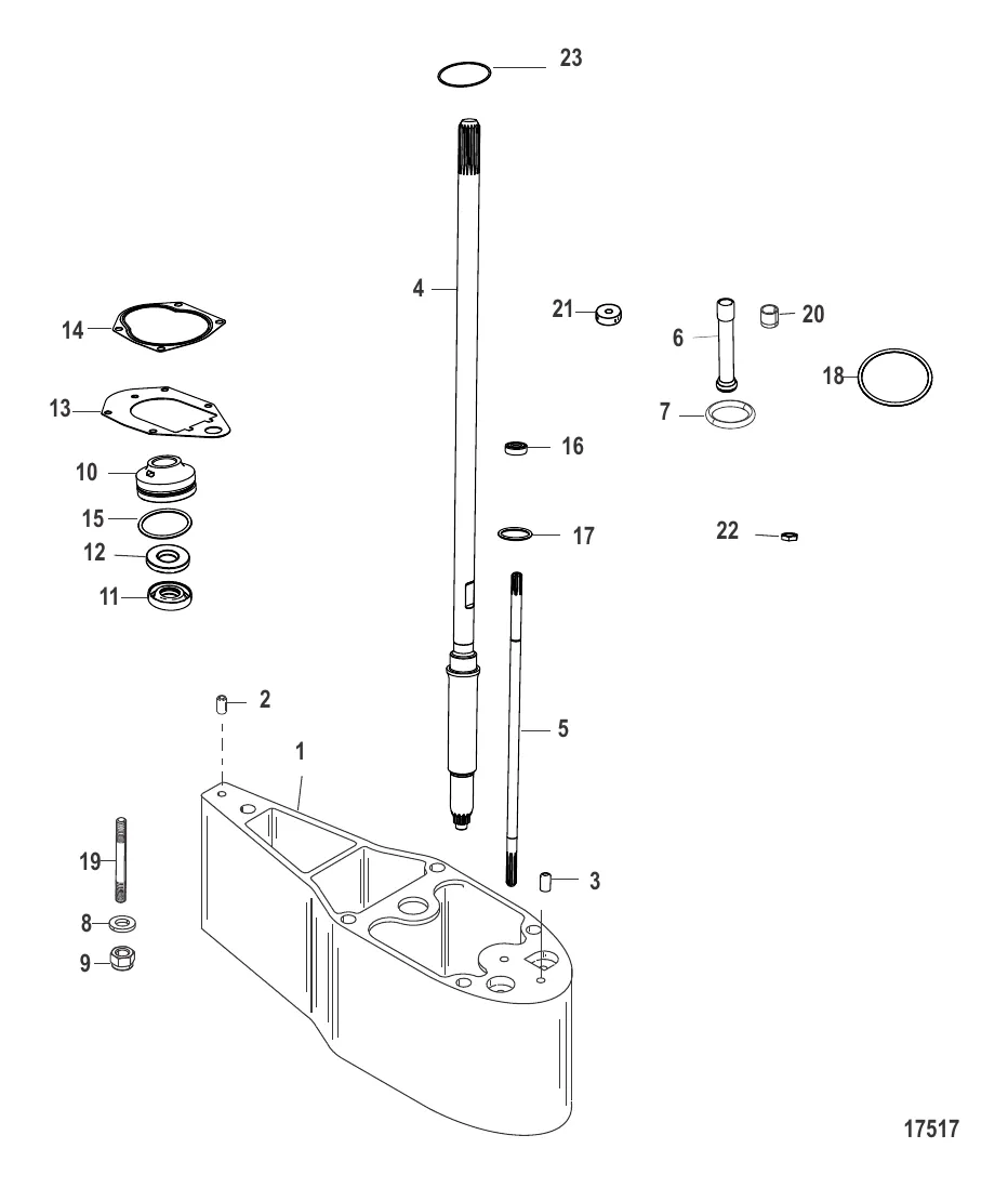 Комплект удлинителя – 2.5" Корпус ведущего вала (816696A1 / A2)