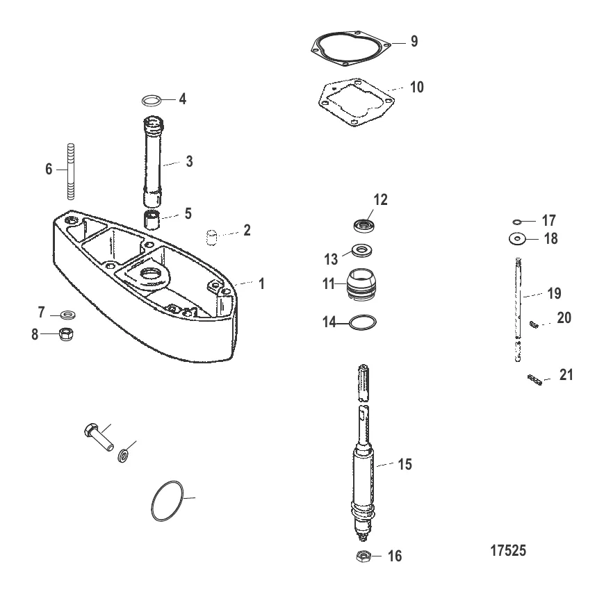 Комплект удлинителя – 22.5" Корпус ведущего вала (824072A3 / A4)