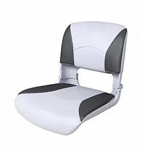 Сиденье пластмассовое складное с подложкой Deluxe All Weather Seat, бело-чёрное 75113WC