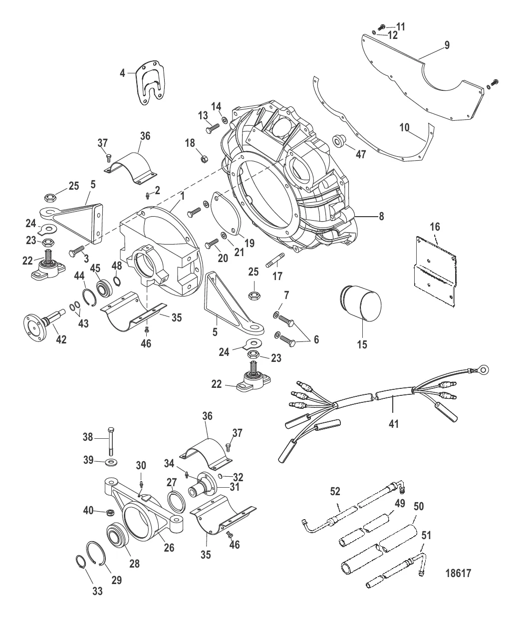 Комплект удлинителя ведущего вала (98634A13)