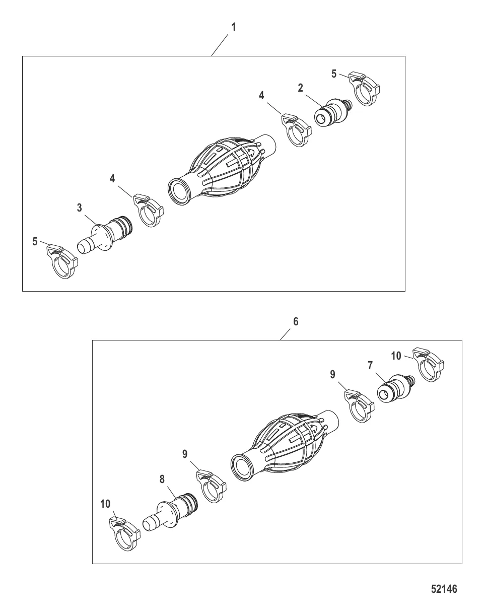Шаровидная деталь устройства для заливки топлива Соответствуют US-EPA