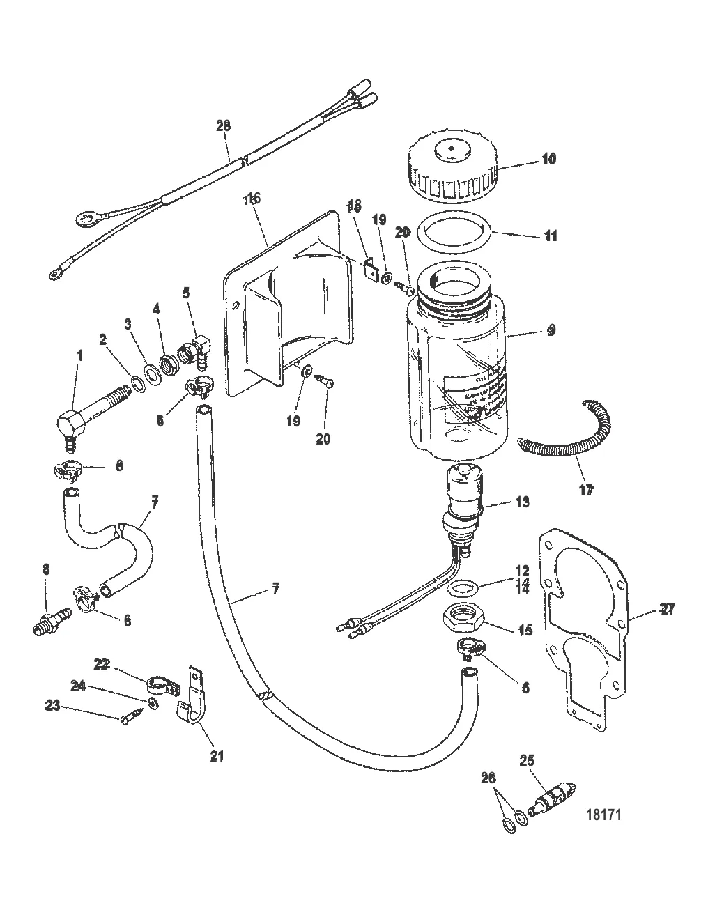 Комплект масляного бака (19743A 5)