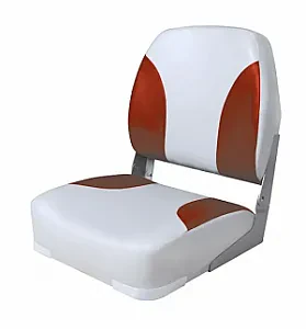 Сиденье мягкое складное Classic Low Back Seat, серо-красное 75102GR