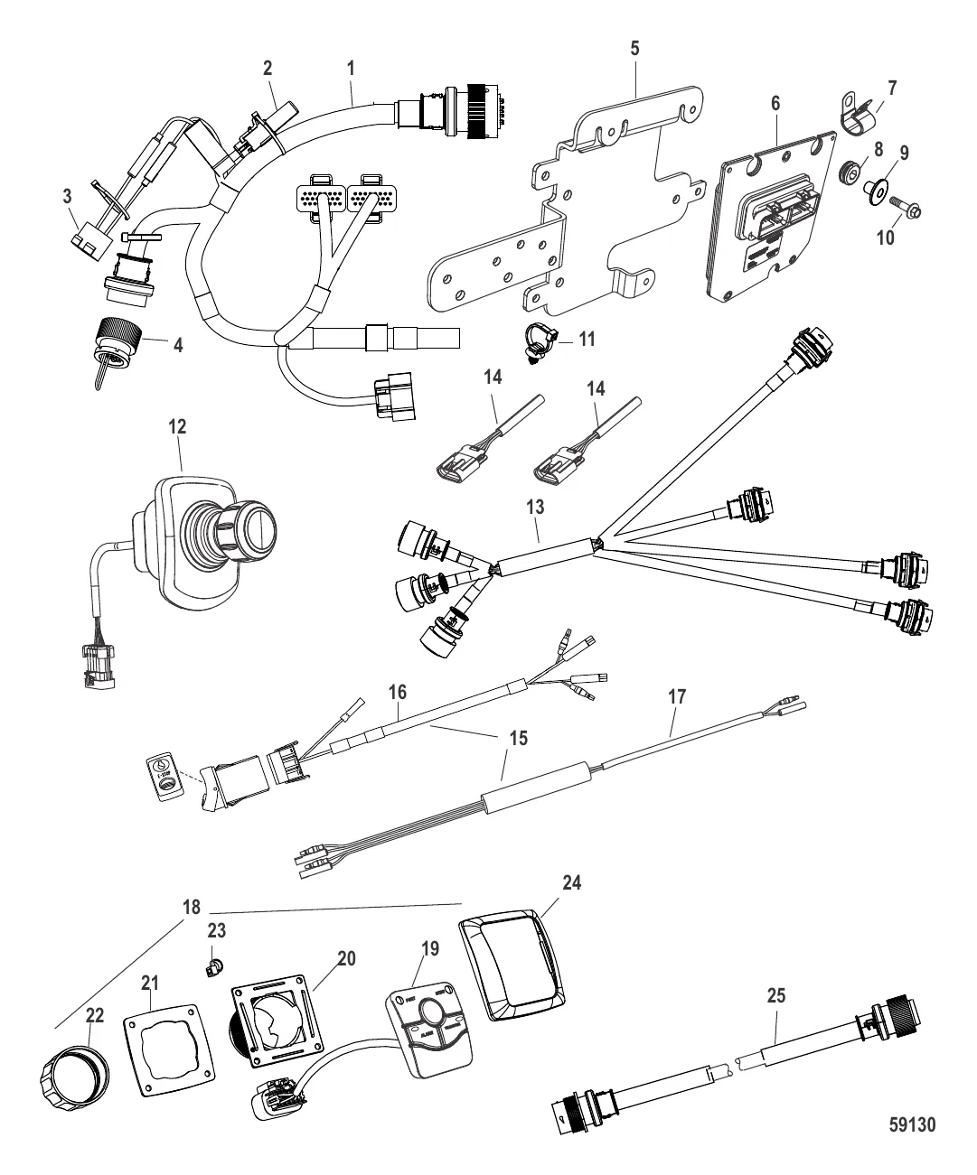 Вспомогательная станция с джойстиком Строенный двигатель (конструкция I)