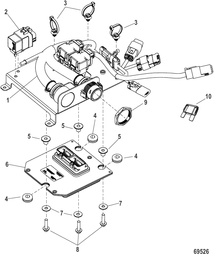 TVM Harness/Bracket Assembly