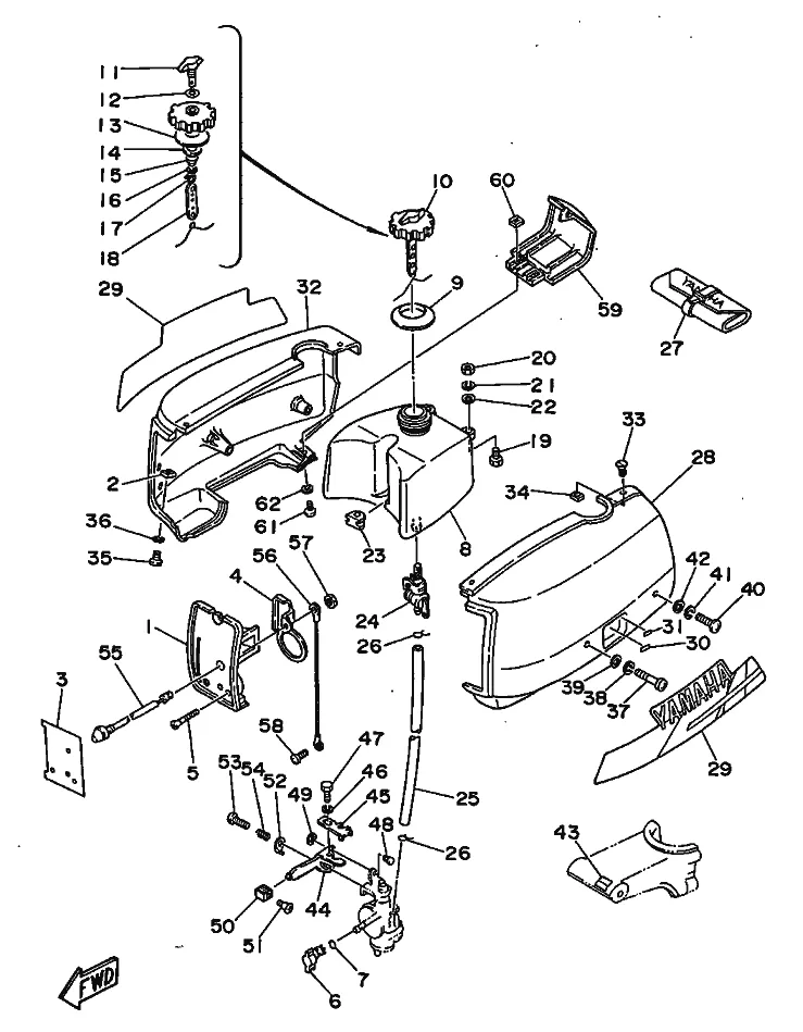 Обтекатель и топливная система