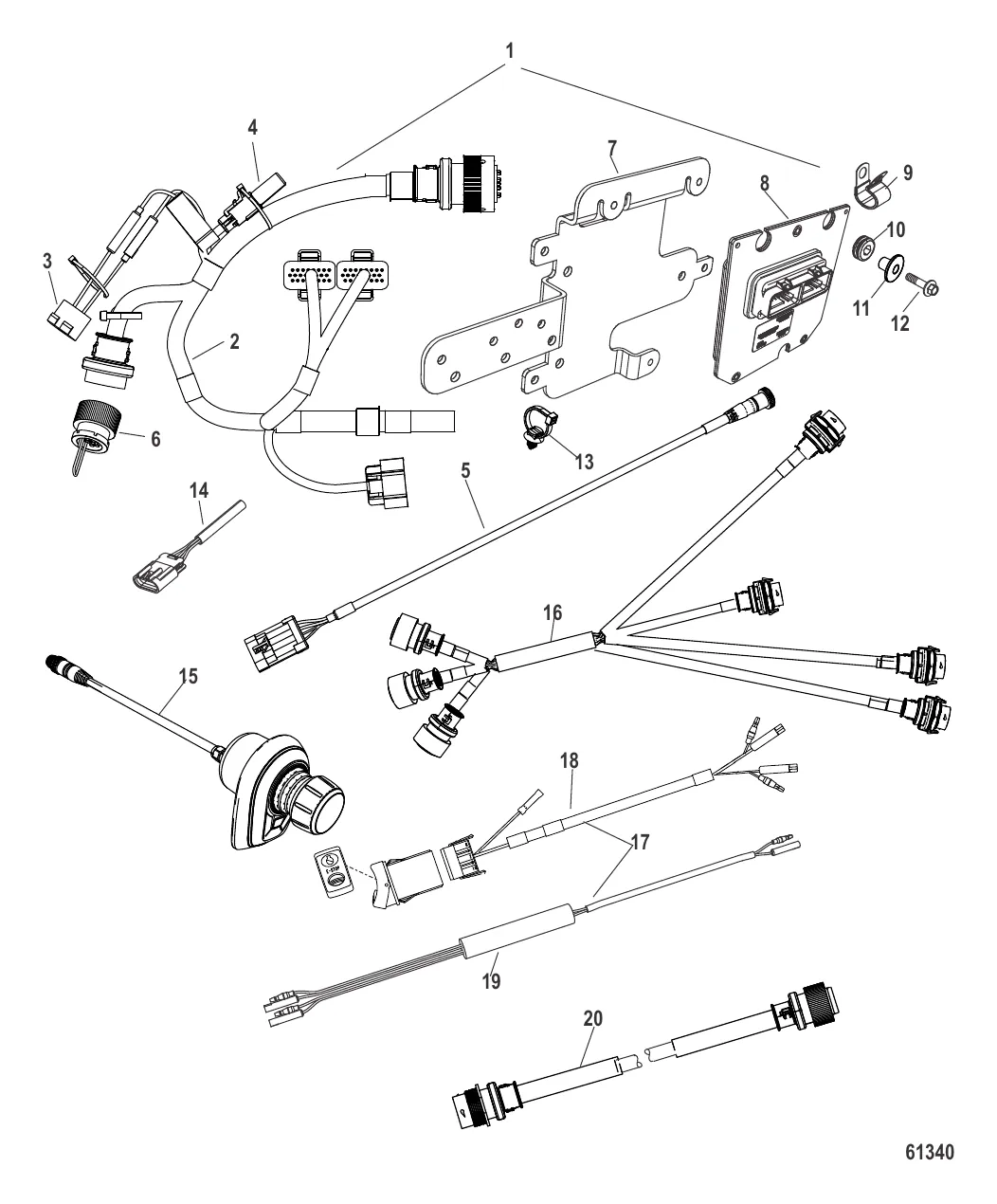 Auxillary Joystick Station Triple Engine