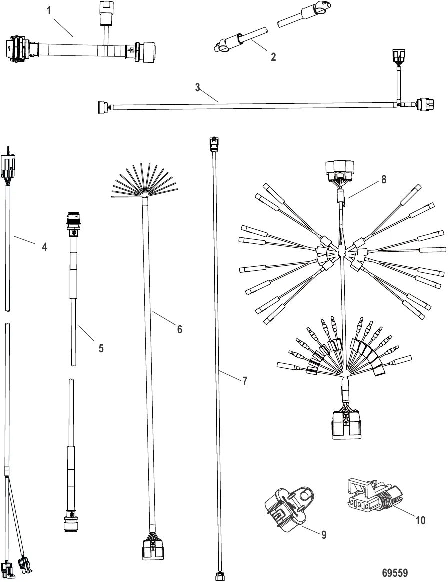 Вспомогательные кабели и жгуты