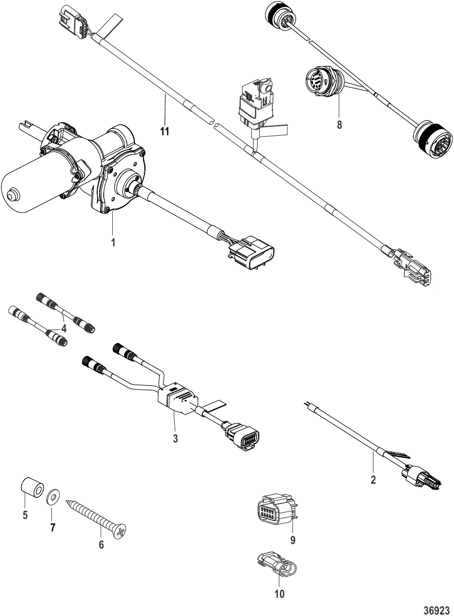 Штурвал/жгут проводов Axius