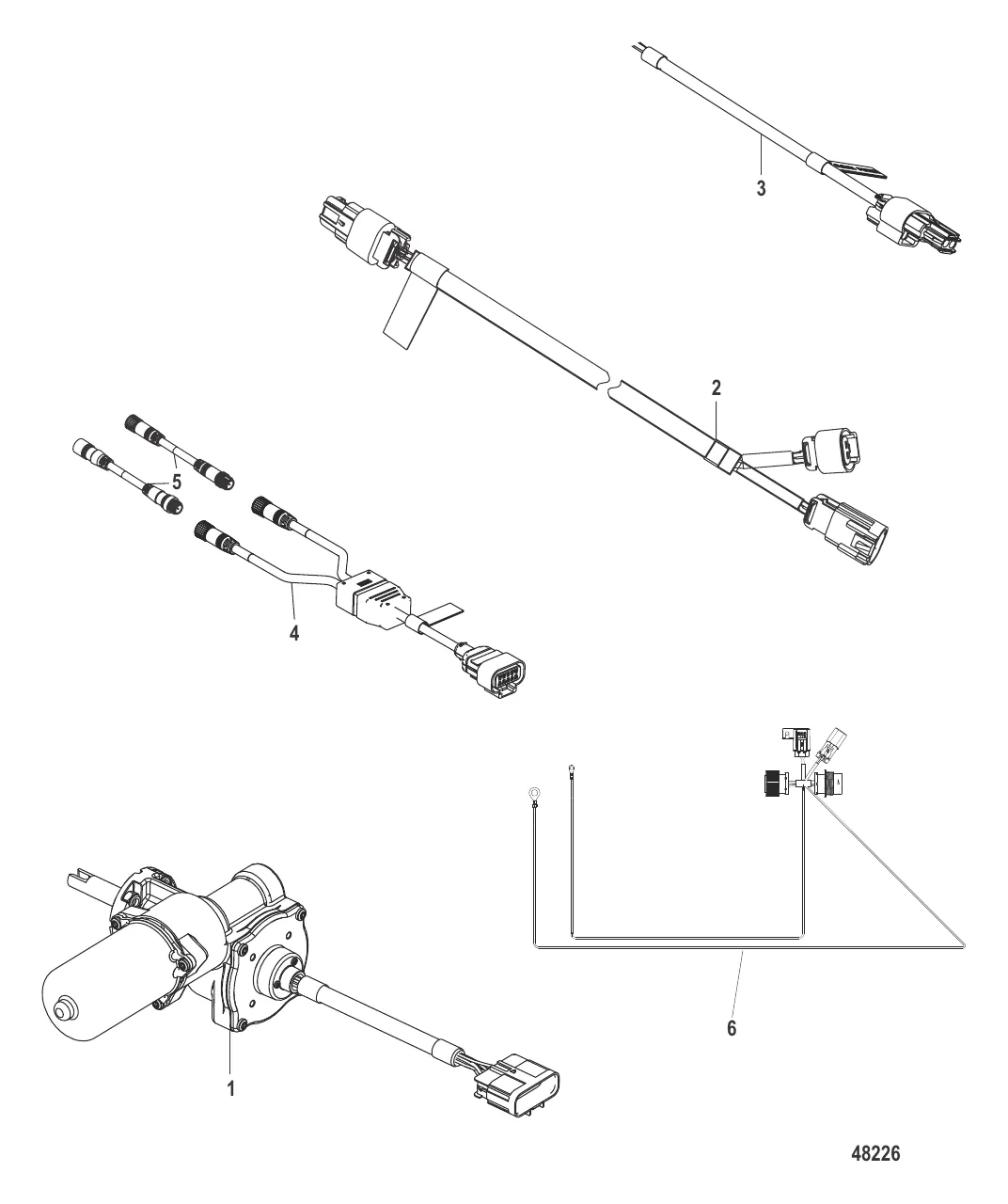 Штурвал/жгут проводов Axius