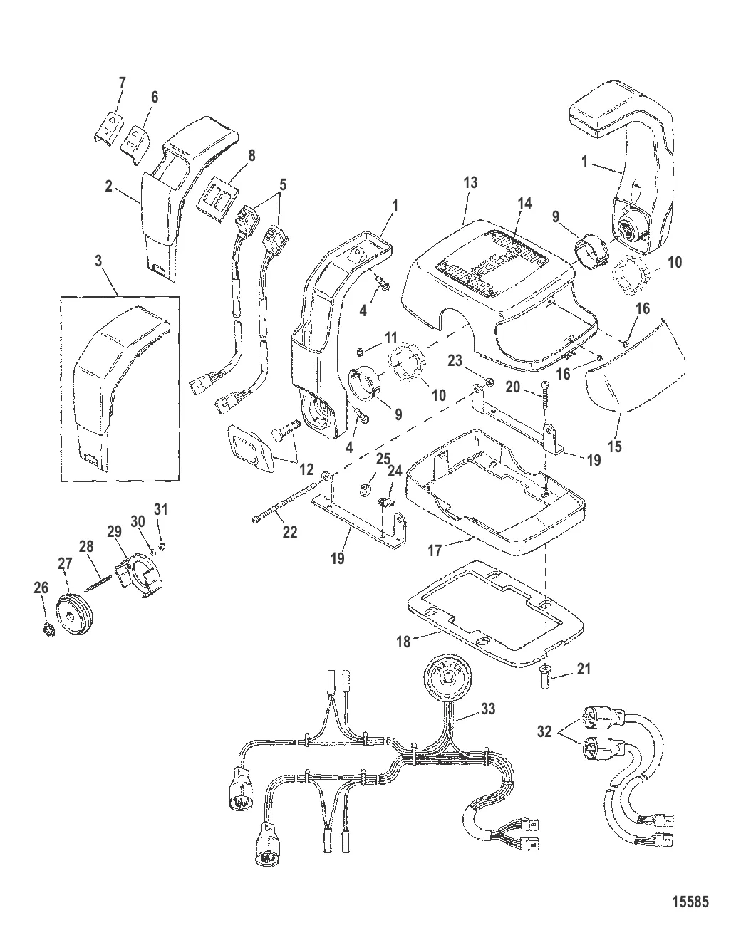 Консоль Commander 3000 (сдвоенная 2) (88688A46 – A50)