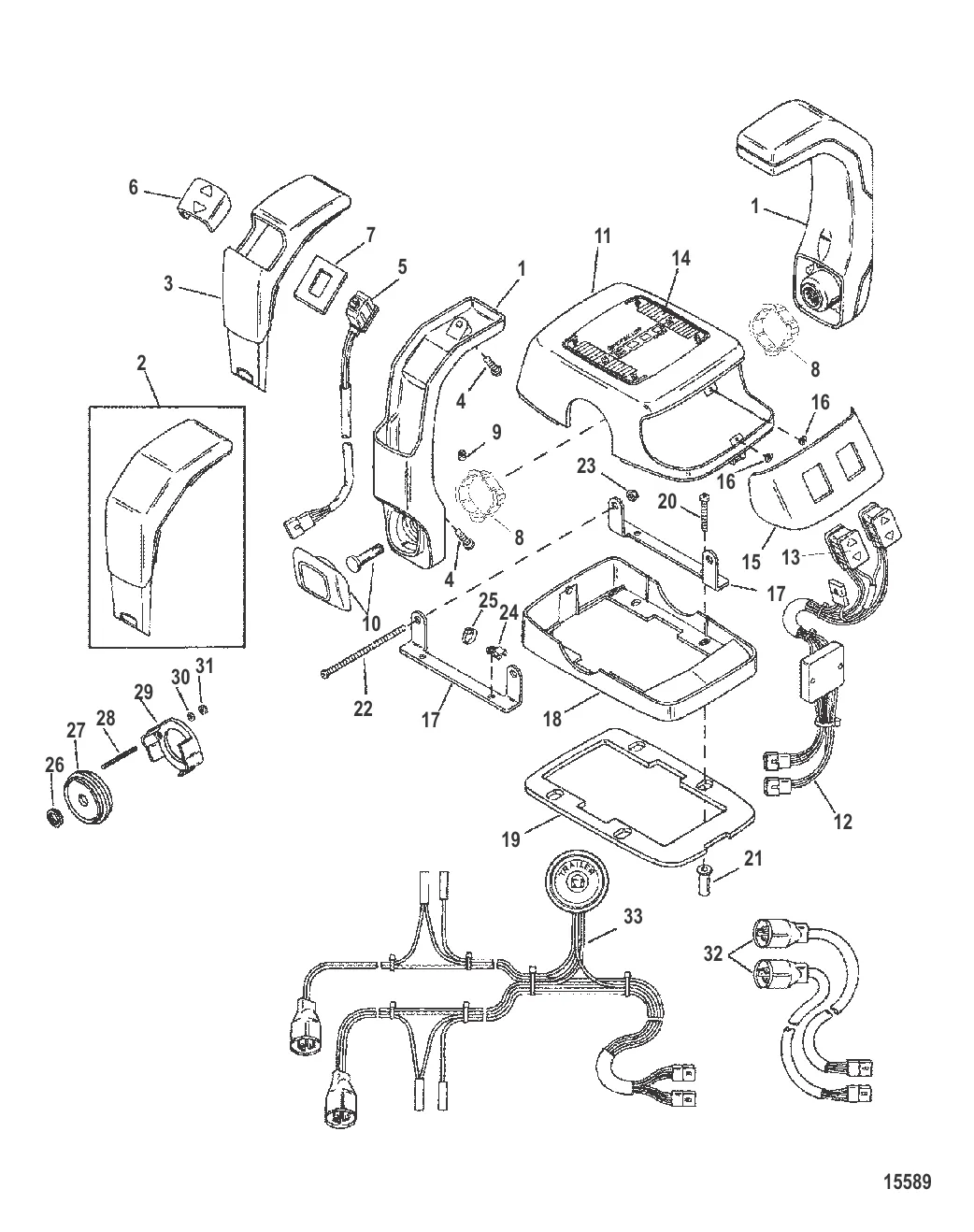 Консоль Commander 3000 (сдвоенная 3) (88688A92 – A94)