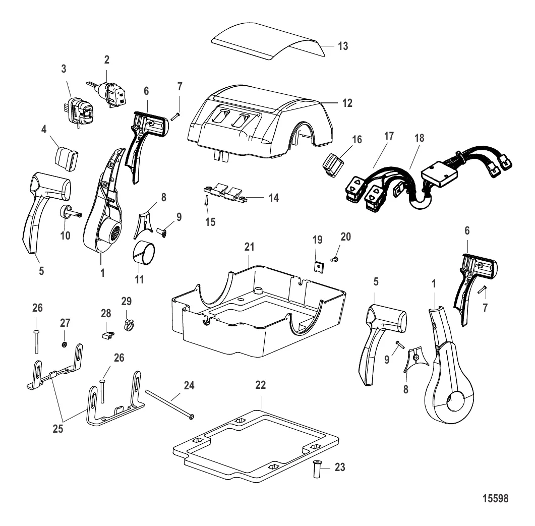 Дистанционное управление 4500 GEN I (сдвоенн.) (877700A1 – A3)
