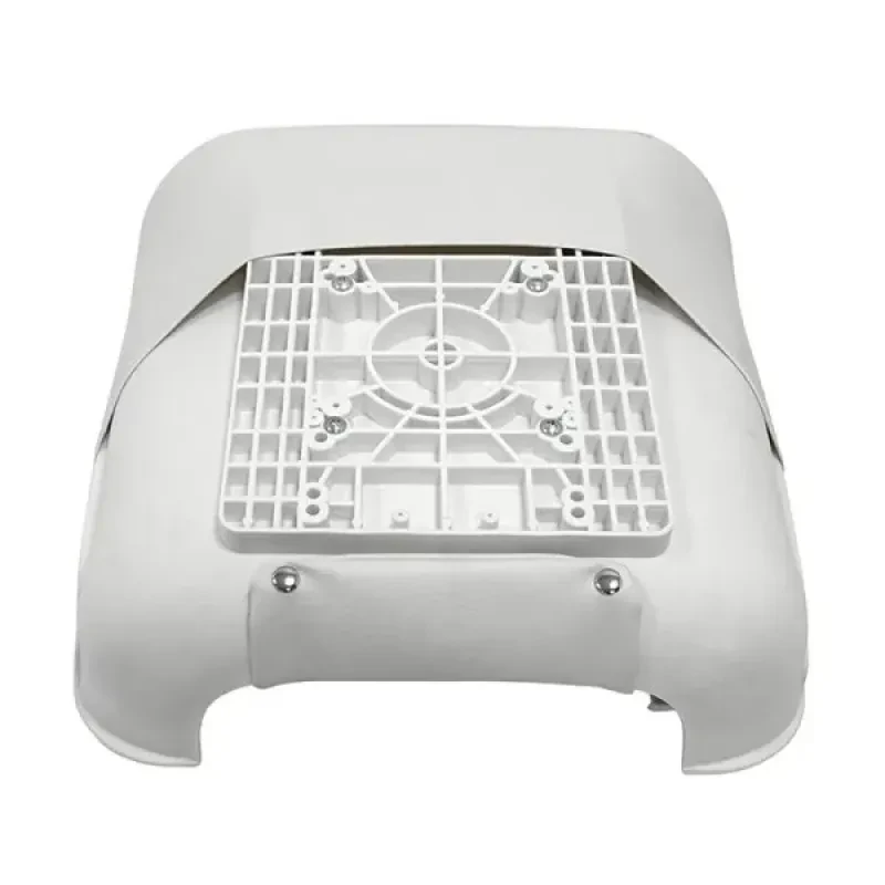 Newstarmarine Сиденье пластмассовое складное с подложкой Deluxe All Weather Seat, бело-красное