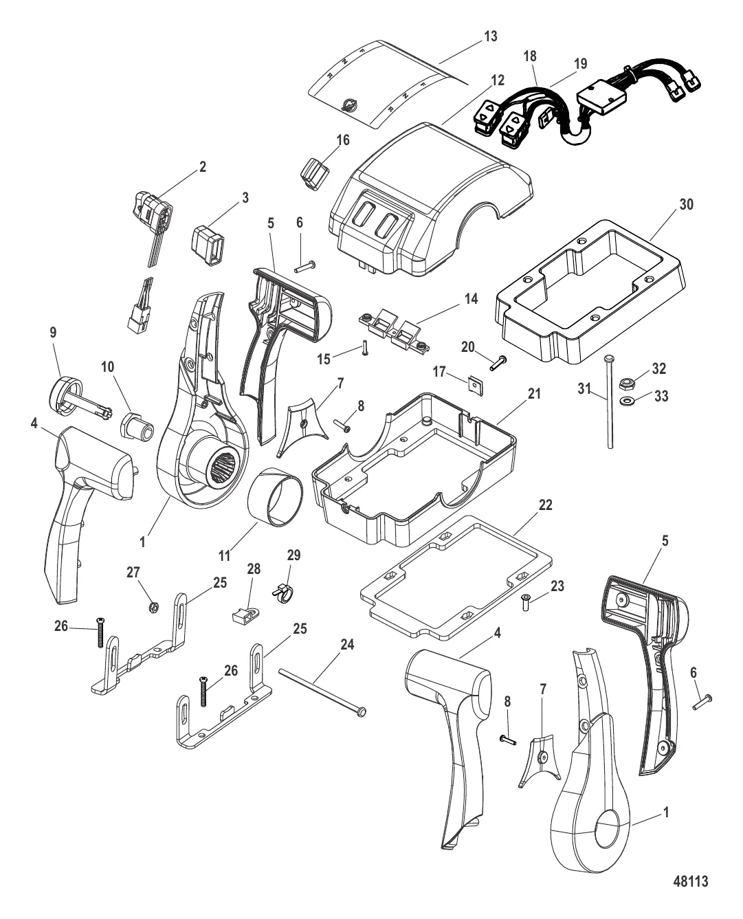 Дистанционное управление – 4500 GEN II (сдвоенн.) (Консоль)