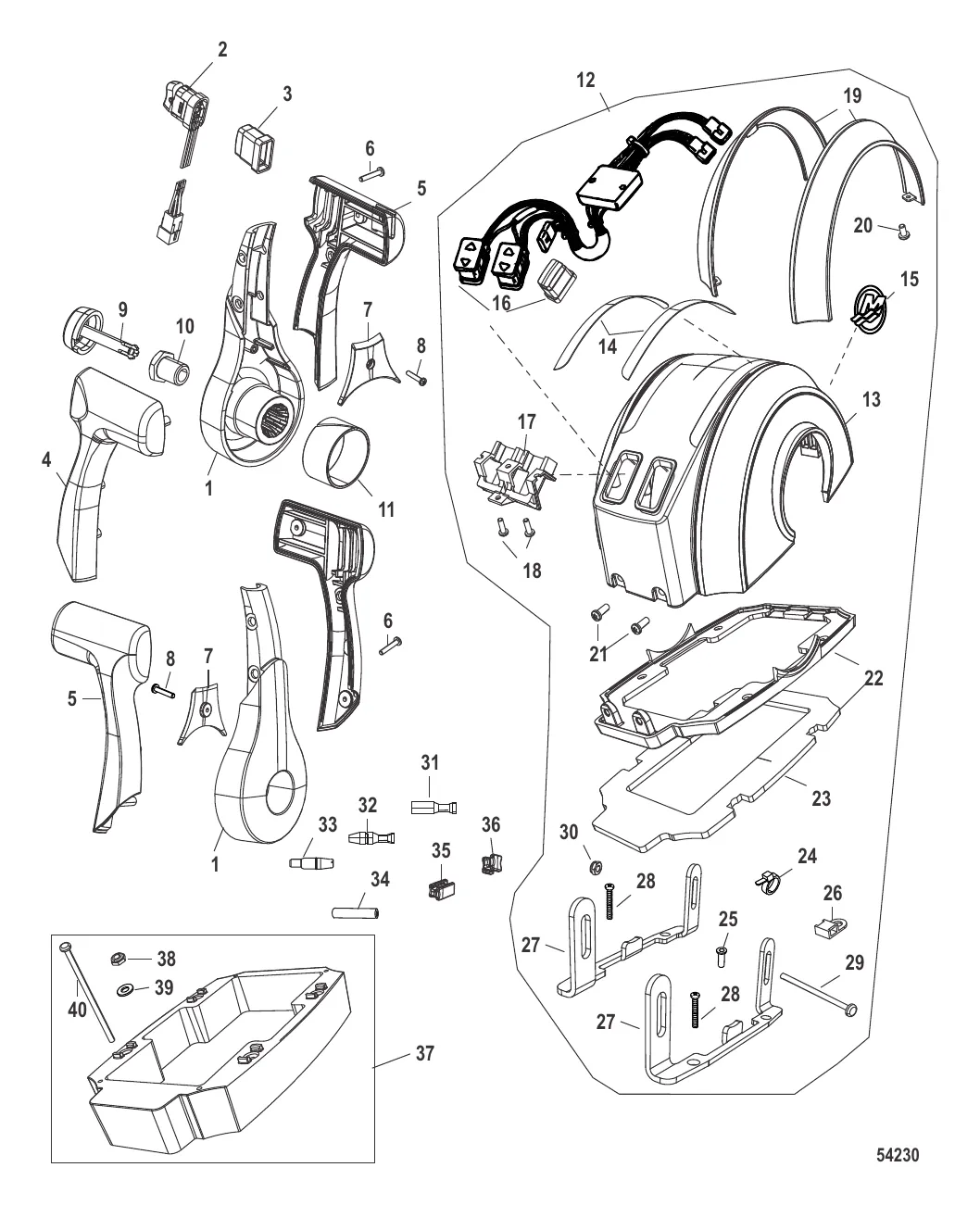 Дистанционное управление – 4500 GEN II (сдвоенн.) (Консоль)