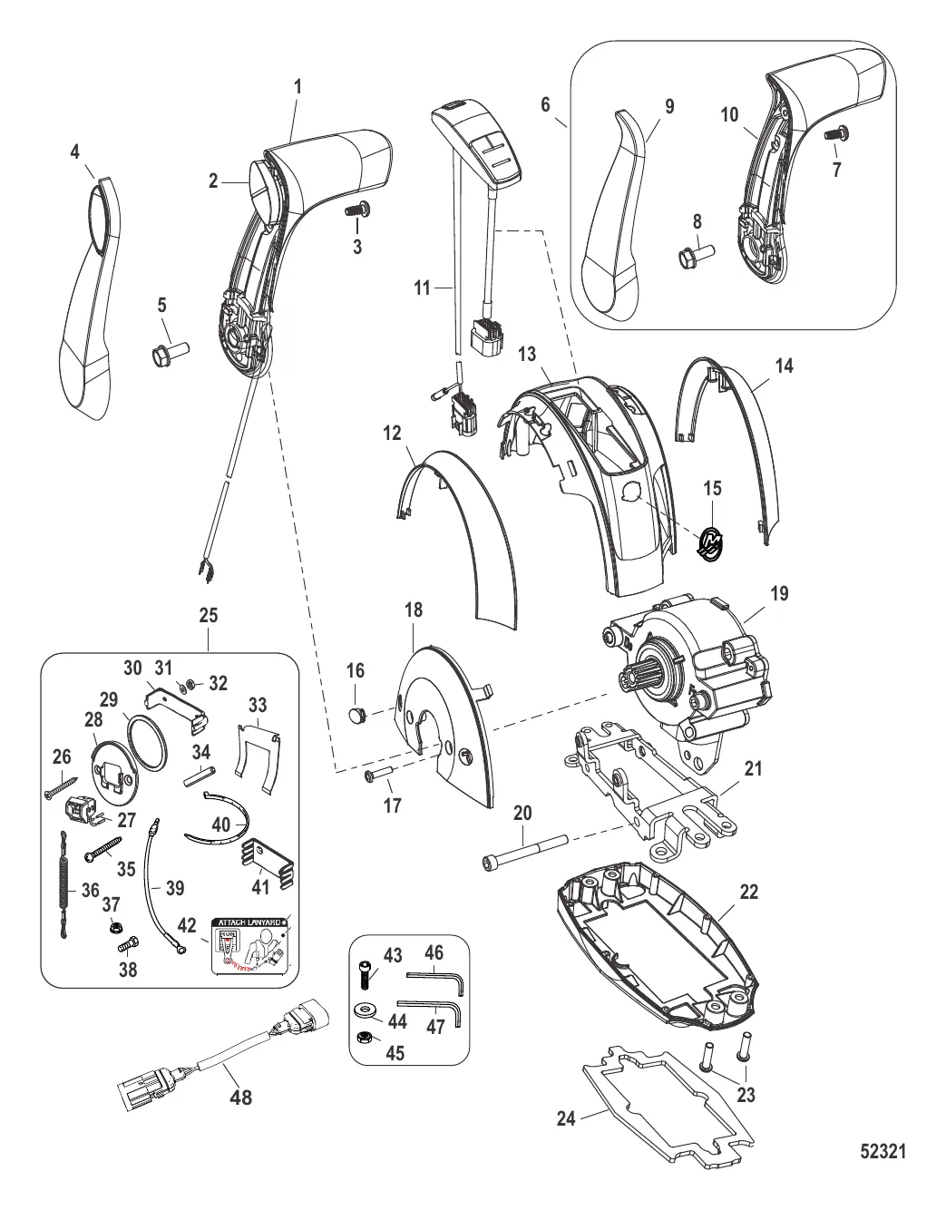 Дистанционное управление – DTS Легкий нактоузный (конструкция II)