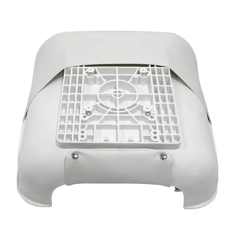 Newstarmarine Сиденье пластмассовое складное с подложкой Deluxe All Weather Seat, бело-синее