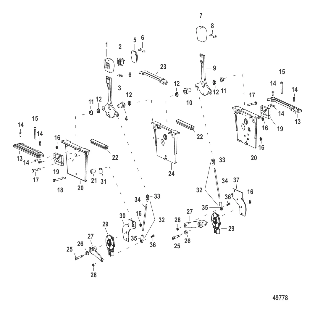 Пульт DTS Zero Effort (2Р, правый борт)