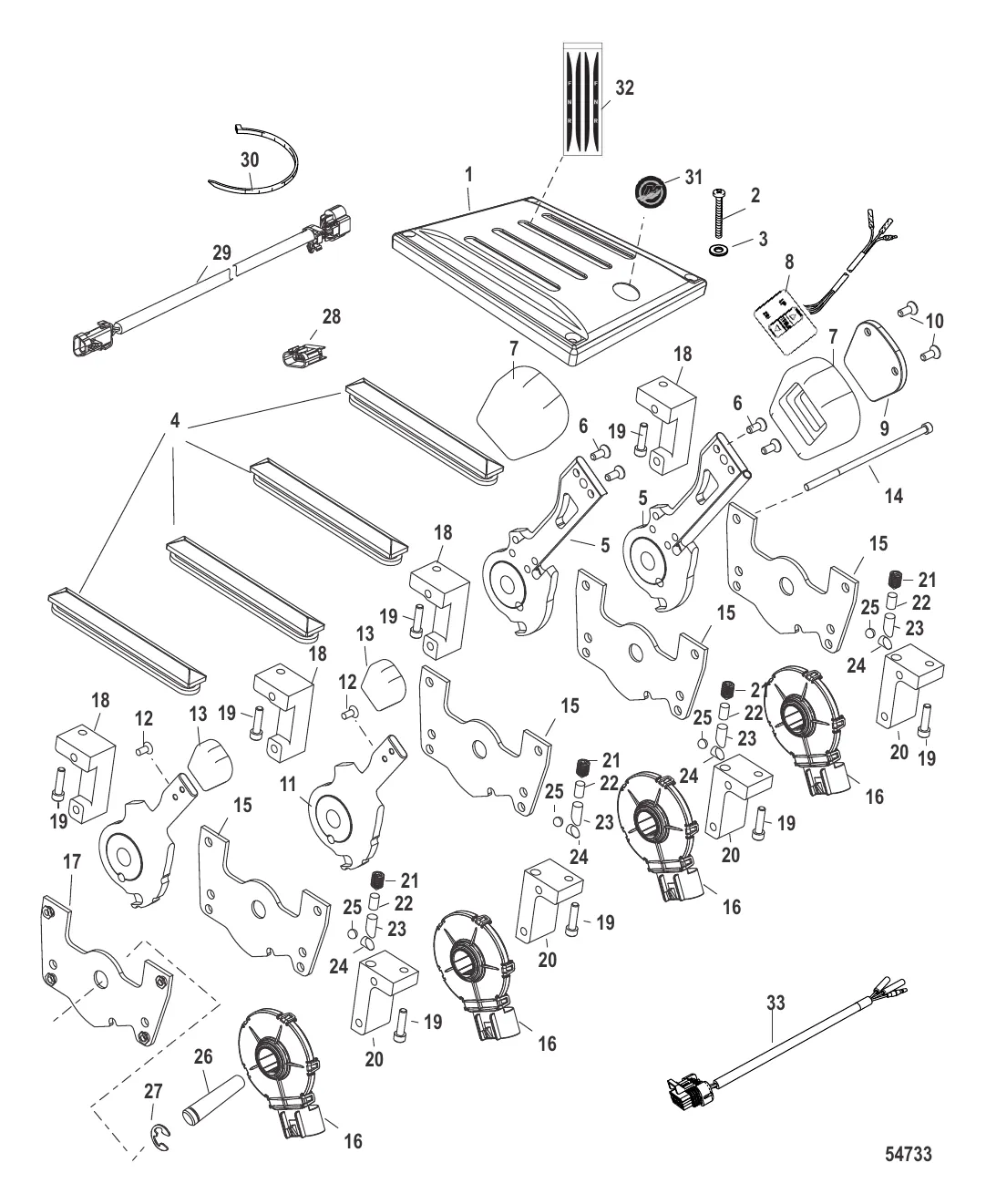 Пульт DTS Zero Effort (4 рычага)