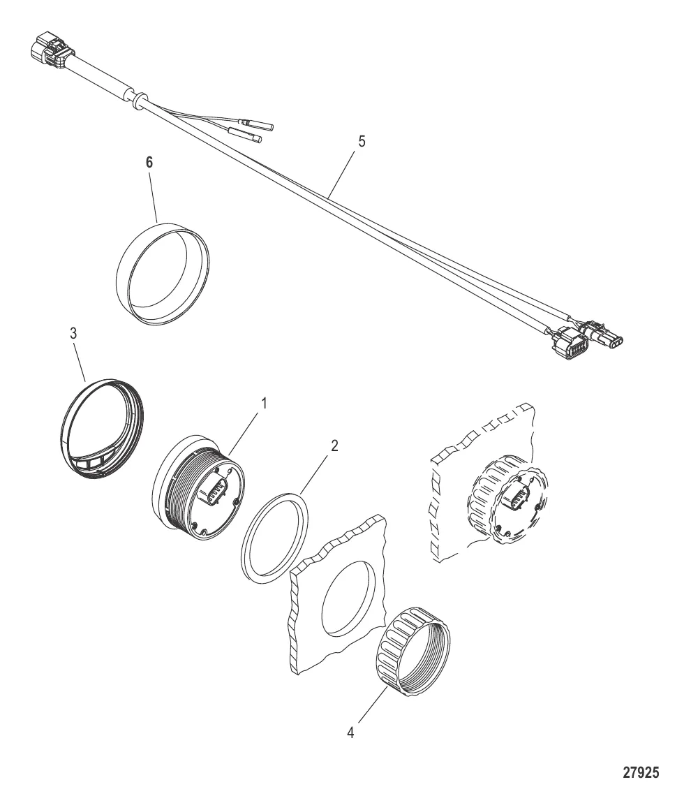 Комплект тахометра SC1000 (85 мм)