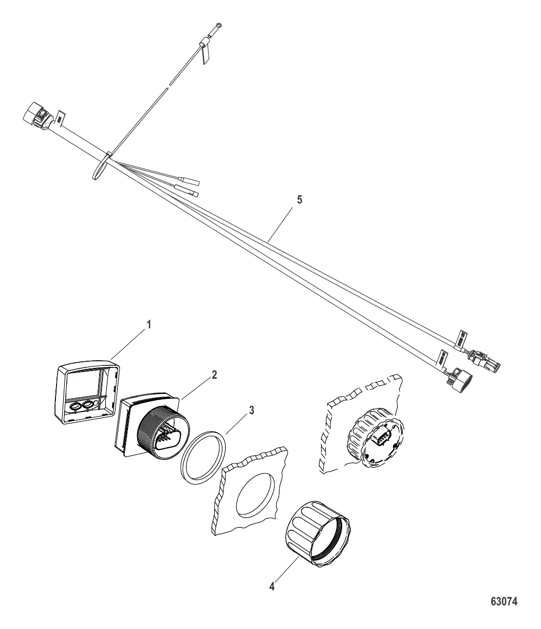 Монитор системы Фронтальный монтаж