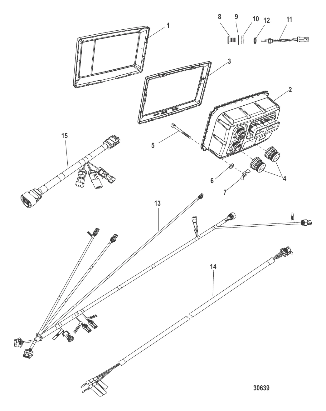 Комплект VesselView Mercury