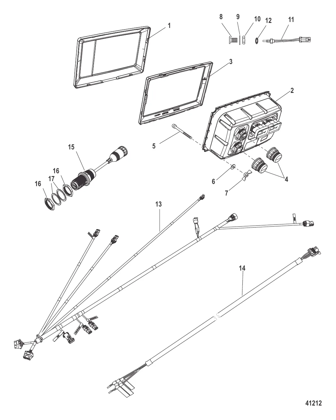 Комплект VesselView Mercury/Axius