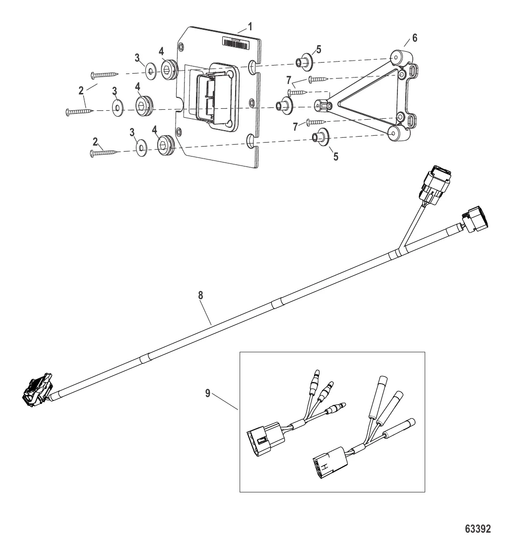 Комплект Active Trim_без клавиатуры DTS, высокопроизводительный подвесной и MerCruiser