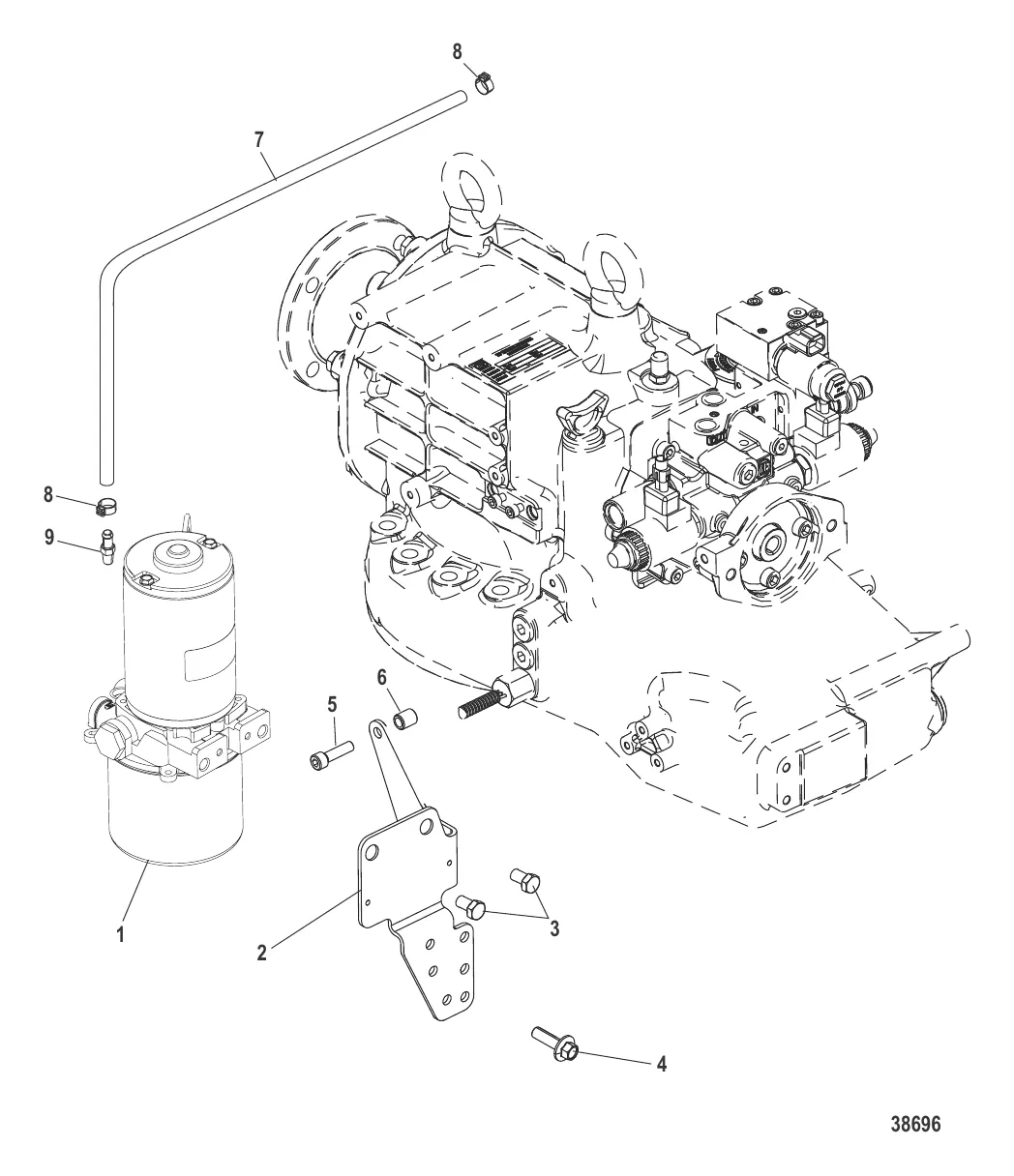 Гидравлический насос Вторичный