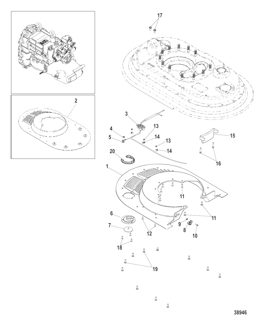 Мидельная секция Нижняя часть