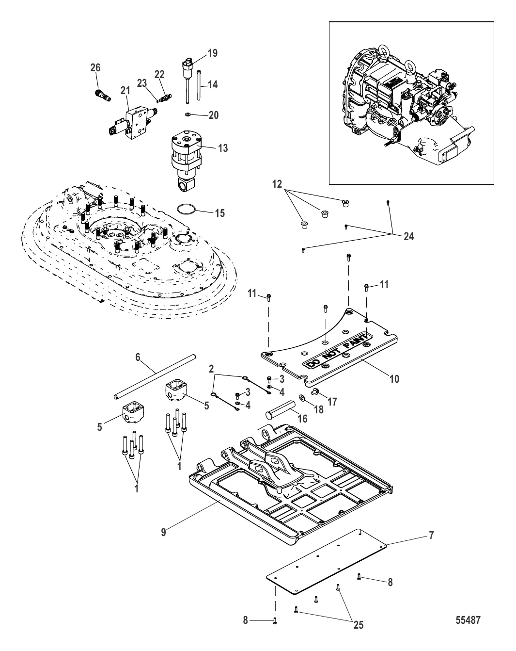 Компоненты системы дифферента