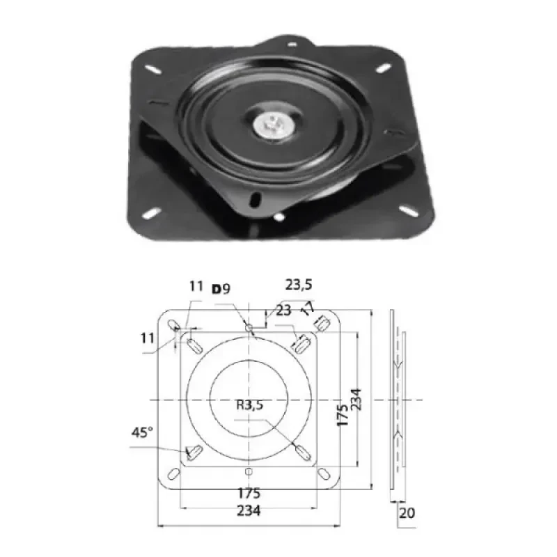 EASTERNER Переходник-основание для C12500