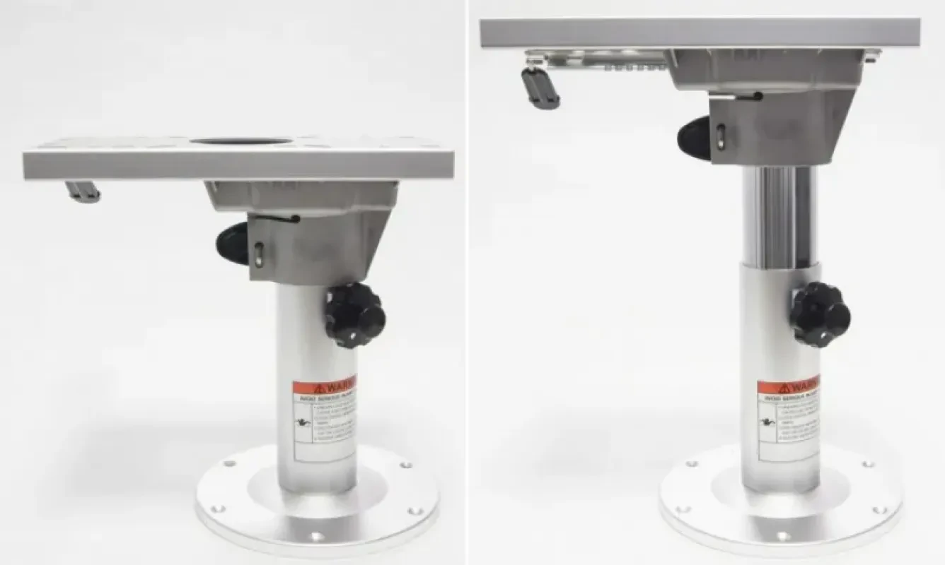 Newstarmarine Стойка под кресло со слайдером (33 см.),алюминий